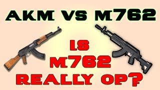 M762 Vs AKM | PUBG MOBILE Recoil Test | Is M762 really op?