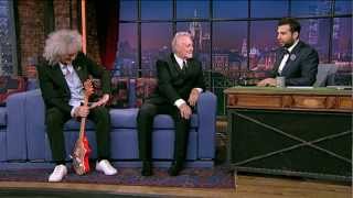 Музыканты группы Queen Брайан Мэй и Роджер Тэйлор. Вечерний Ургант. (29.06.2012)