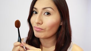 $5 Oval Makeup Brush... Does it really work?