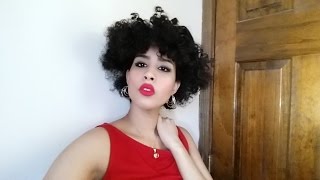 Rizos en forma espiral en el cabello en transición sin calor con Flexi Rods