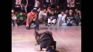 Teppei (Spin Crew) vs Shige (New Blackizm) bboy battle at Bebboy Osaka