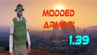 GTA 5 Online- *SOLO* how to get modded coloured body armor - after patch 1.39
