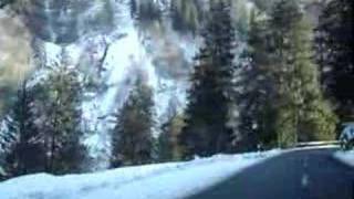 Driving to Vals /Switzerland