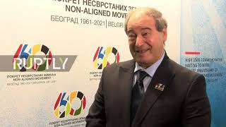 Serbia: 'Arab League is without its beating heart' - Syria's FM Mekdad