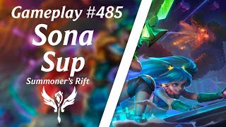 LOL Gameplay - Sona Suporte #23 - Floperamas | 4K 60fps