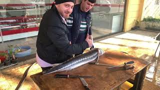 10-килограммовый Осетр (Sturgeon) Разделка и рецепты. Nere baligindan kabab.