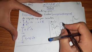 Exercice 1 Intégrale impropres  nature ( convergence et divergence)