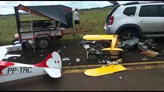 Terrivel Acidente com Aeromodelo Jato - Terrible Crash Aircraft