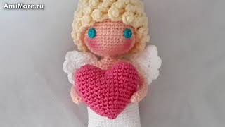 Амигуруми: схема Валентинов Купидон. Игрушки вязанные крючком. Free crochet patterns.