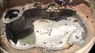 Waterfall Construction View from Above