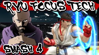 Ryu's Focus Attack Option Select - By GimR - Smash Wii U | SSB4 | Smash 4