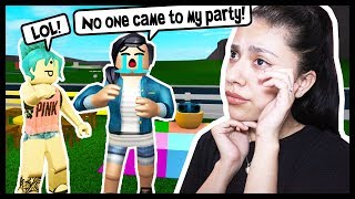 NO ONE SHOWED UP TO MY PARTY! SAD ROBLOX STORY! - Roblox Roleplay - Bloxburg