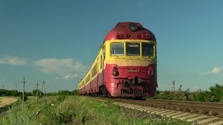 Дизель-поезд Д1-694 на перегоне Гиздита-Дрокия / D1-694 DMU between Gizdita-Drochia