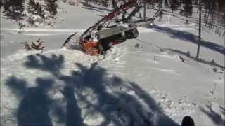 ★ Аварии на Снегоходах Snowmobile Accidents Accident de Motoneige №5 ★
