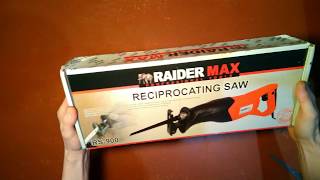 Сабельная пила RaiderMax RS-900 Aliexpress распаковка