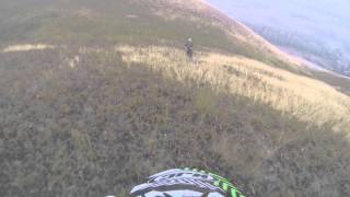 Kawasaki klx 250,  Yamaha wr 250, горы чать2,эндуро,падения