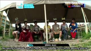 INFINITE Funny 'Lucky Sense' Game Ranking King Ep13 (eng sub)