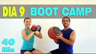 BOOT CAMP entrenamiento intenso 40 min | Día 9 TONIFICATE | MalovaElena