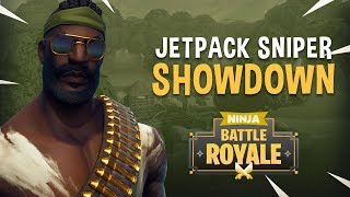 Jetpack Sniper Showdown! - Fortnite Battle Royale Gameplay - Ninja
