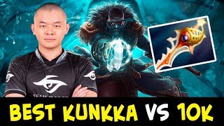 Best Kunkka vs 10,000 MMR — Attacker vs MidOne