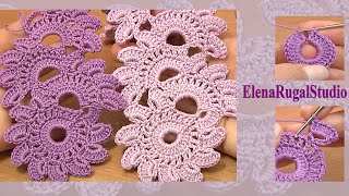 Beautiful Crochet Lace Patterns  Урок 12 Вязание ленты в технике ленточного кружева