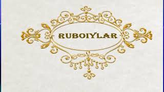 Bobur ruboiylari (Videodars)