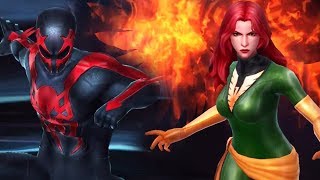 Spider-Man 2099 & Jean Grey (Phoenix) | Marvel: Future Fight