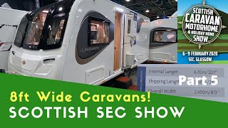 8ft Wide Caravans! | Scottish Caravan Motorhome And Holiday Home Show 2020 Part 5