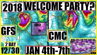 *MORE SNOW* New Years Tropical System WILL be the Cause