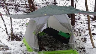 "ЯНВАРСКИЙ!!!С ПАЛАТКОЙ И ПЕЧКОЙ!!!" Одиночный поход с ночевкой.Часть 3.