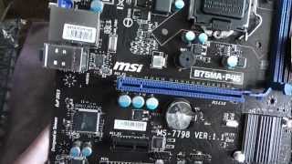 MSI B75MA-P45 Распаковка
