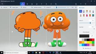 Darwin 3D no Paint 3D #3d #Paint #darwin