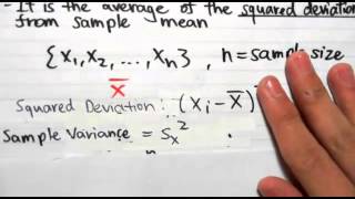 2 3  Sample Mean and Sample Variance