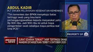 Pemerintah Tetapkan Tarif Tertinggi Swab Mandiri Rp 900 Ribu