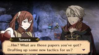 Fire Emblem Awakening - Male Avatar & Severa (Married) Hot-Spring Scramble Conversations
