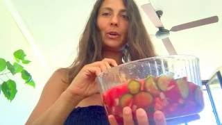 Salad Mukbang Juicy CUCUMBERS TOMATOES Vegan Vegetarian Eating Sounds ASMR Tsetsi