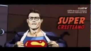 تزعم نجم ريال مدريد الاسباني كريستيانو رونالدو  Man Of steel Cristiano ronaldo 2014