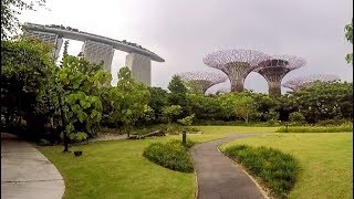 Singapore Daytime Walk. Gardens by the Bay