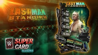 WWE Supercard BROCK LESNAR LAST MAN STANDING ARENA 80+