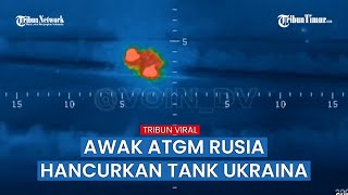 Awak ATGM Angkatan Darat ke-58 Rusia Hantam Brutal Kendaraan Militer NATO di Zaporozhye