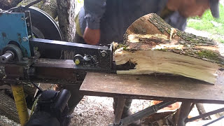 Самодельный реечный дровокол