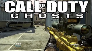 Cod GHOSTS Multiplayer Live - "Golden USR Sniper Gameplay" - (Ghosts Gold Sniper)