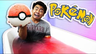 DIY How To Make GIANT POKEBALL BATHBOMB! (Detective Pikachu)