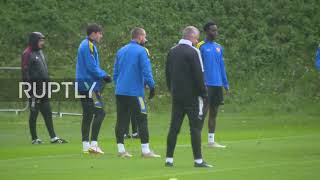 UK: CR7 takes part in rainy training day ahead of UCL match against Atalanta
