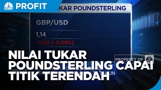 Nilai Tukar Poundsterling Capai Titik Terendah Di 37 Tahun