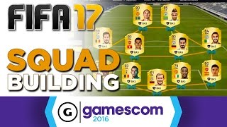 FIFA 17 - Ultimate Team Squad Builder Gameplay