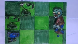 РиСуЕм И иГрАеМ!!!!! "ЗОМБИ ПРОТИВ РАСТЕНИЙ" HANDMADE CRAFTS 手工工艺品