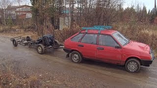 Вездеход переломка на шинах низкого давления Часть 2 Транспортировка трансмиссии