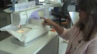 Janome Memory Craft 9500 Embroidery Demo