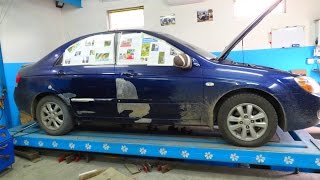 Kia Cerato. рихтовка дверей. споттерные работы.